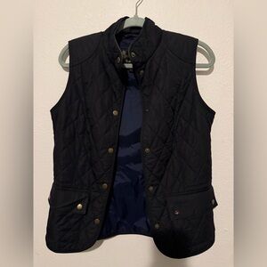 Barbour Navy Quilted Vest